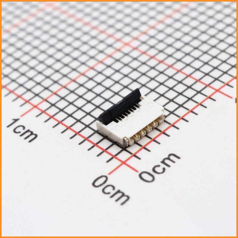 0.3间距1.0高 后锁双面接 FPC连接器